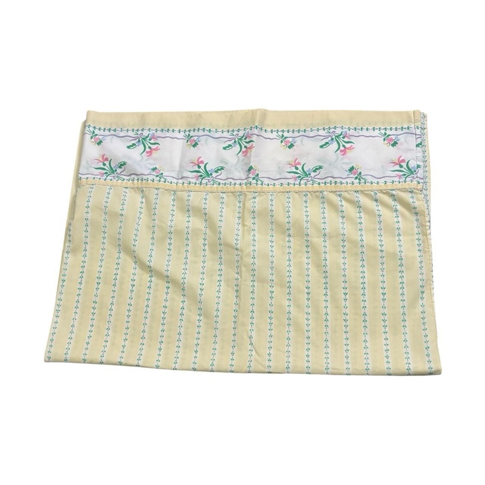 Vintage Wamsutta Floral King Pillow Case